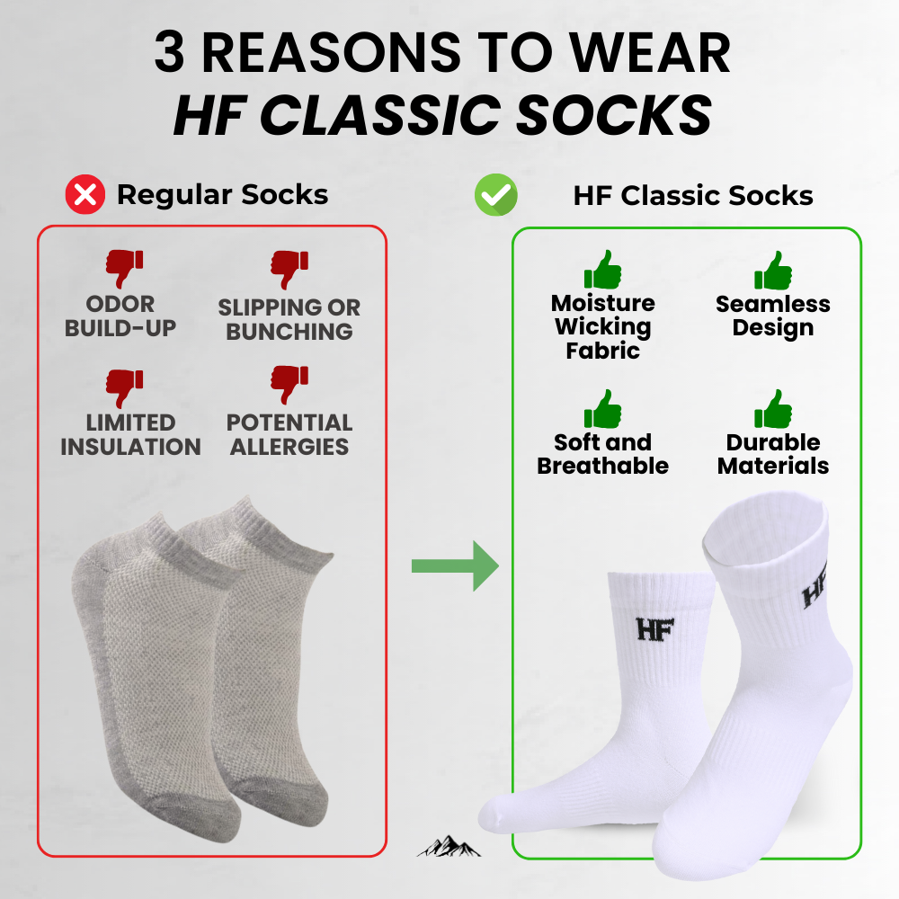 HF Classic Comfort - Warm & Breathable Socks