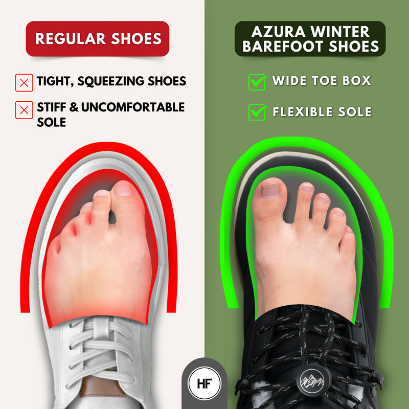 HF Azura – Ergonomic & Supportive Winter Barefoot Shoes - Unisex