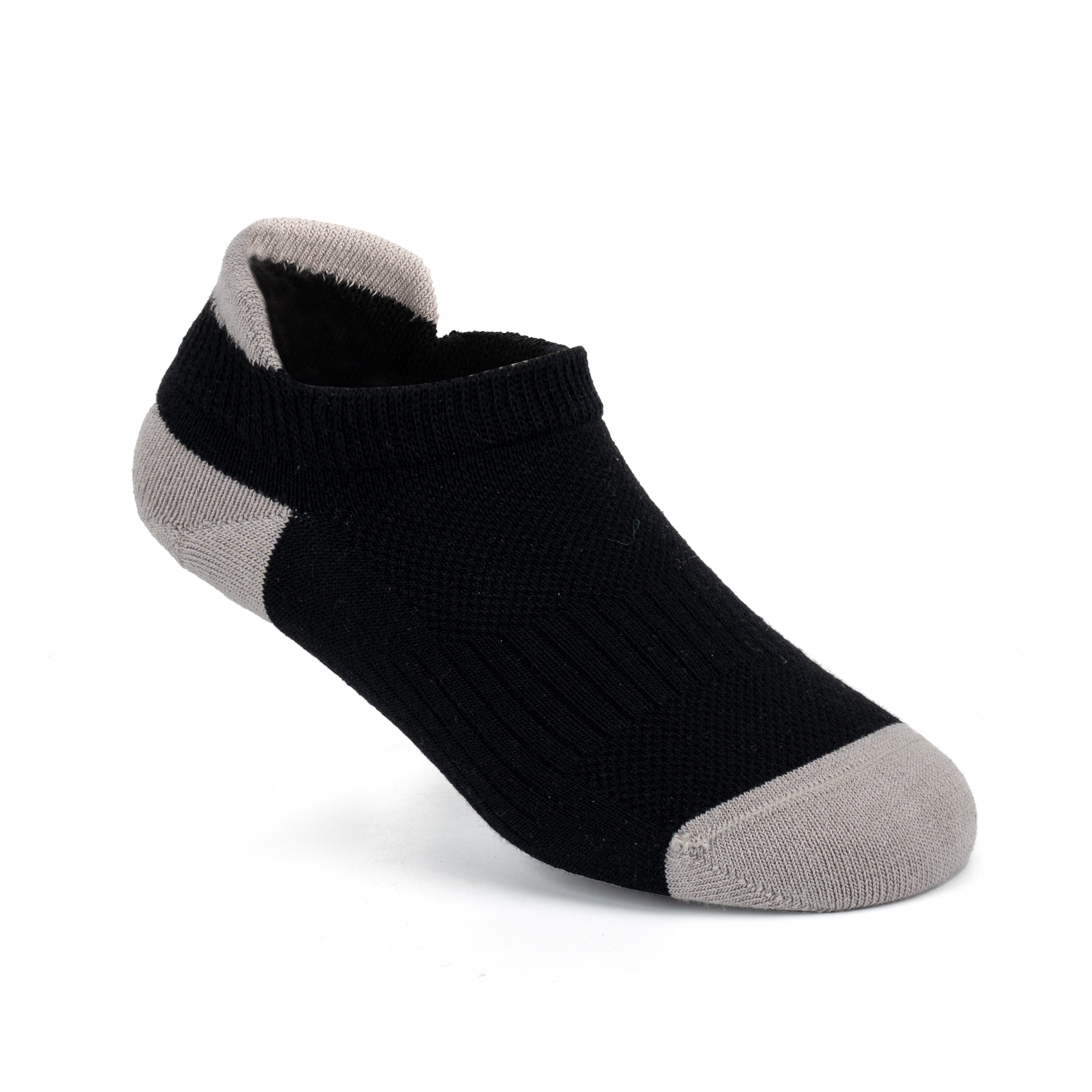 [HF Low-Cut Comfort Socks - Black / Gray]