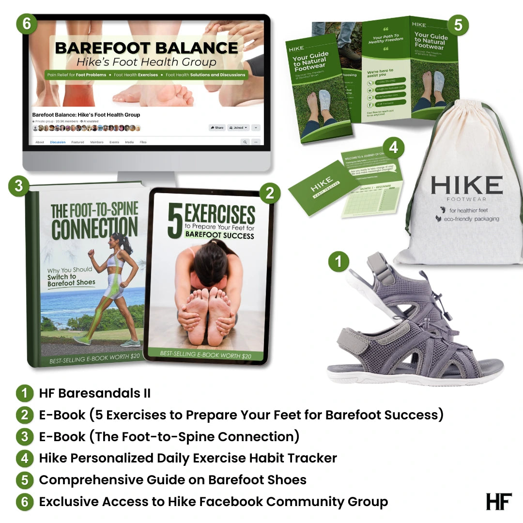 HF Baresandals II – Ergonomisk sula & ultralätta barfotaskor (unisex)