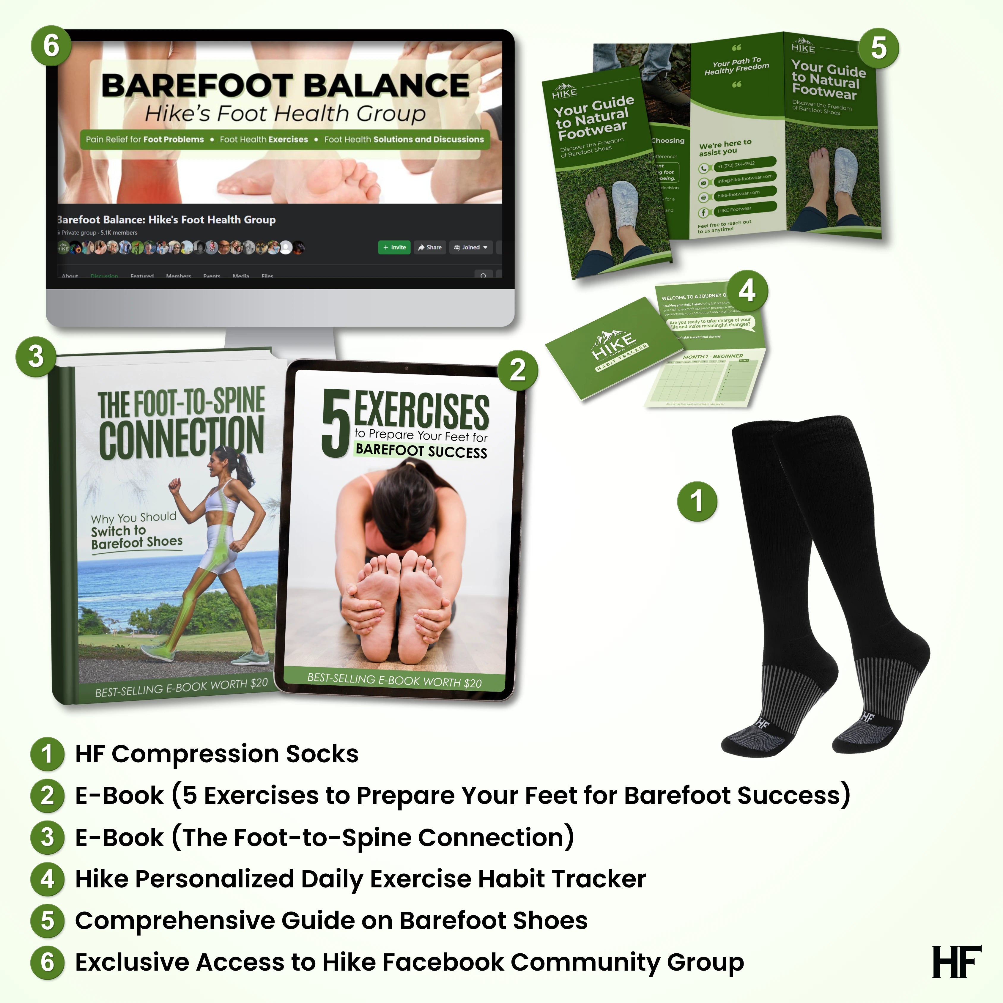 HF Compression Socks - For Boosting Blood Circulation