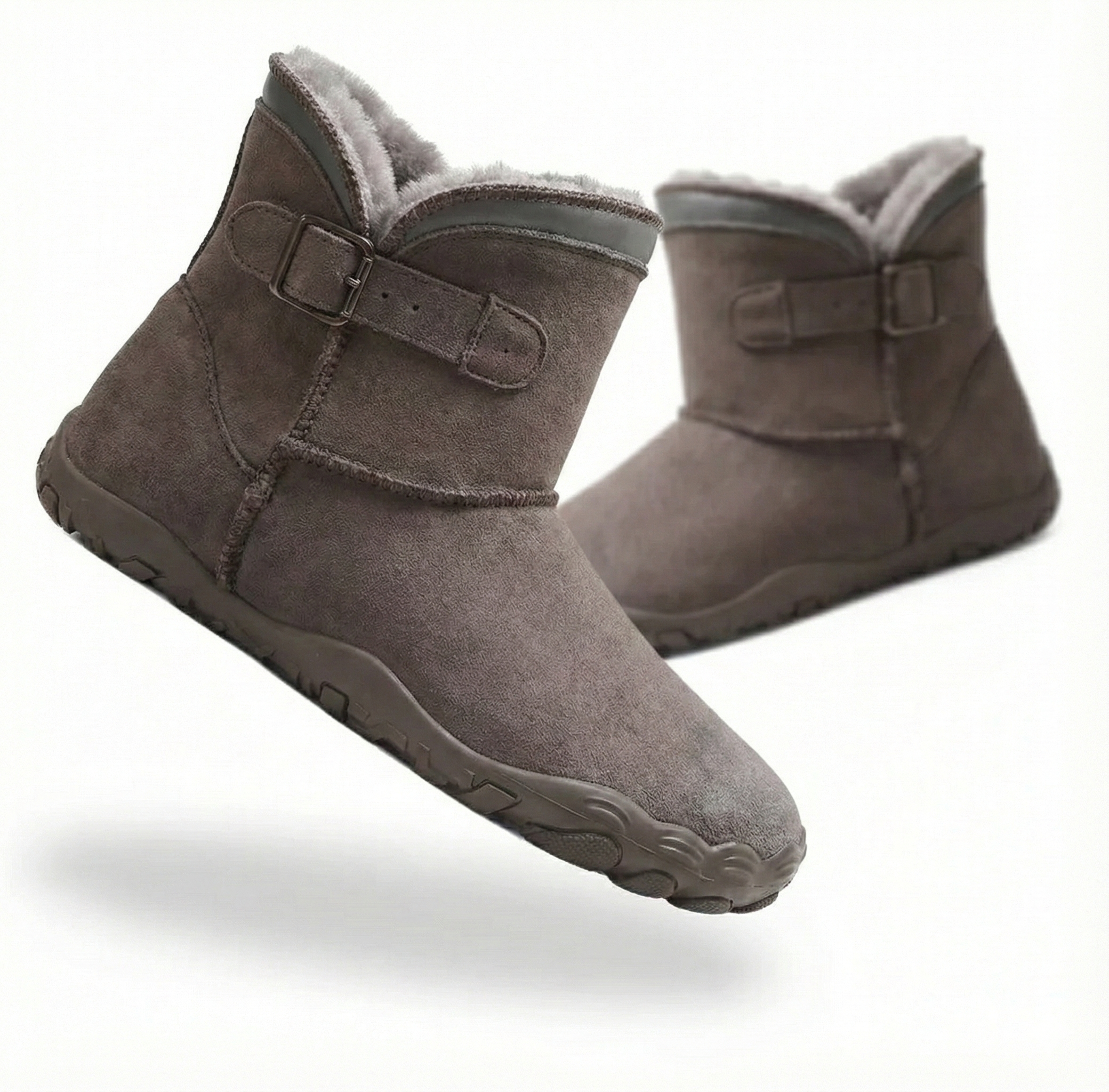 [NEW] Cozely - Women’s Fur-Lined & Ergonomic Barefoot Shoes (BOGO)