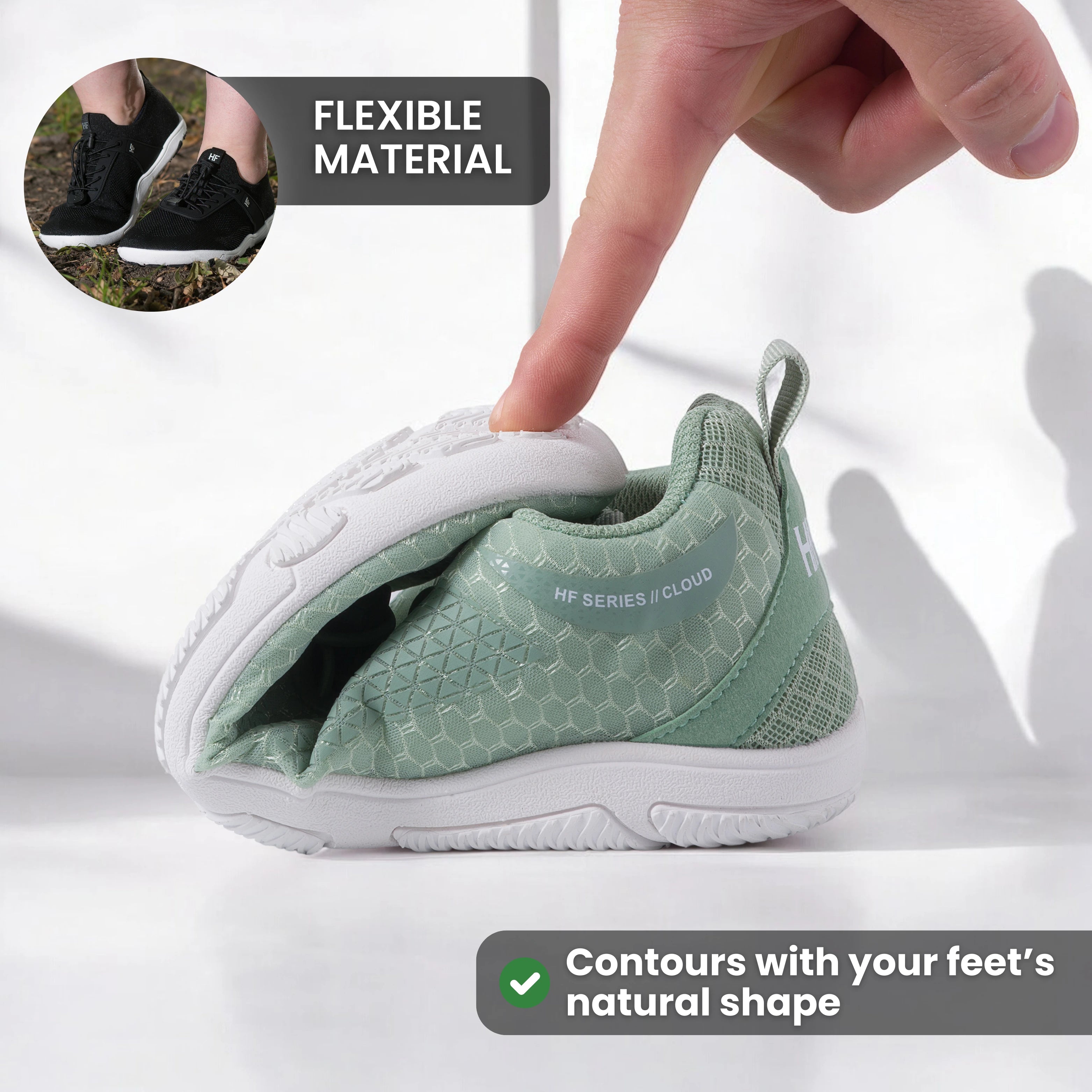 HF Series x Cloud – Ergonomiska och stödjande barfotaskor (Unisex) (Köp 2, få 1 gratis)