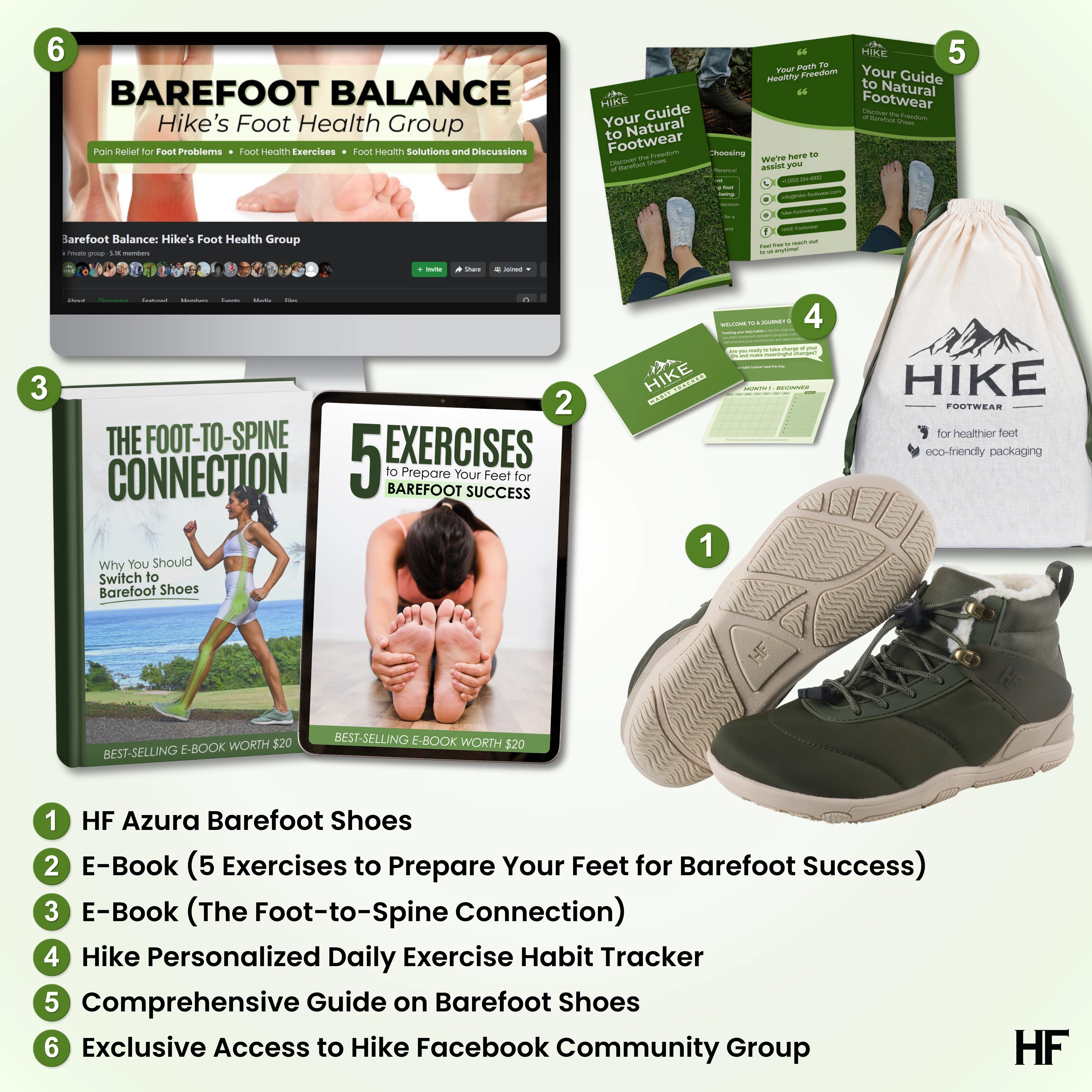 HF Azura – Ergonomic & Supportive Winter Barefoot Shoes (Unisex) (BOGO)
