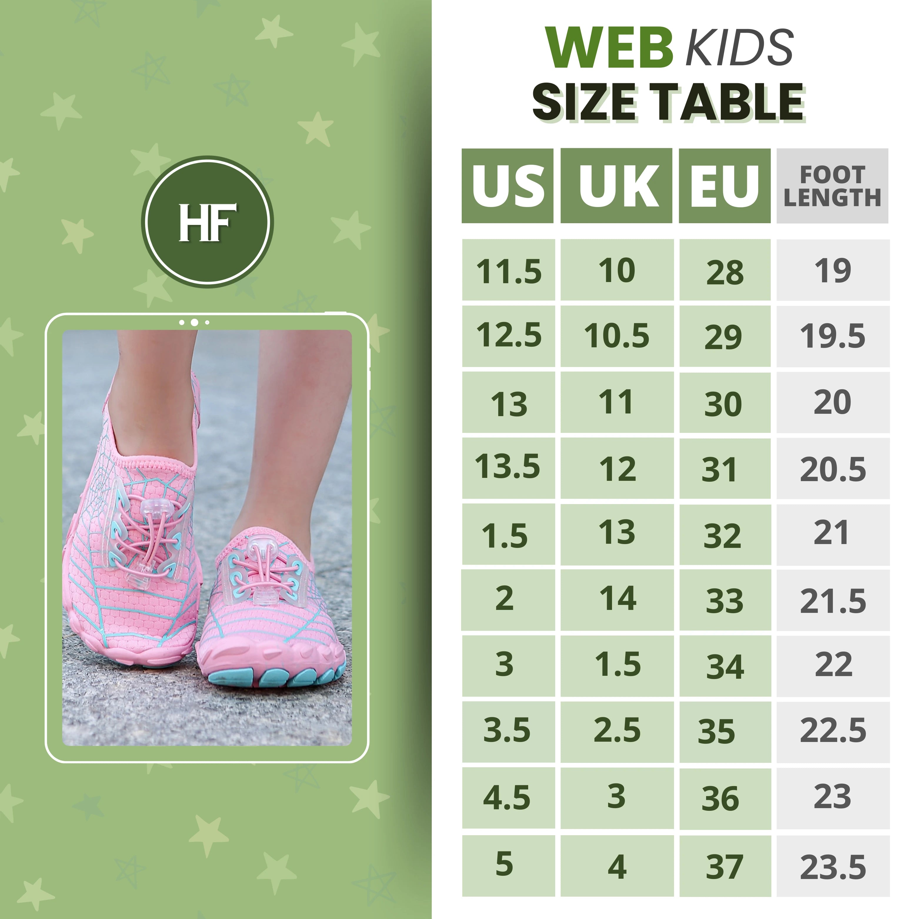 WebKids Barefoot Shoes - snabbtorkande barfotaskor för barn